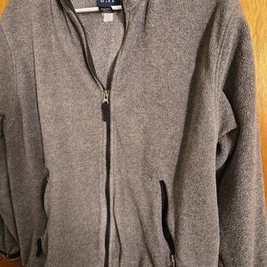 GAP Charcoal Zip-Up Sweater